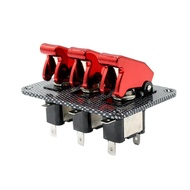 [mcfsnzwtxz1bw] Racing  boat RV 12V 20A Ignition Engine 3 Gang Rocker Toggle Switch Panel