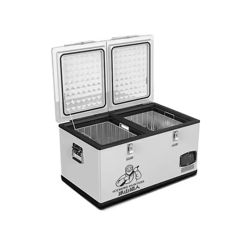 2025 Hot Sale 95l Portable Car Camping Fridge 12 24volt Compressor Refrigerator