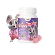 goKids Super Bunny Brain Booster Multivitamin for Kids | Kanak Minda Daya Ingatan Vitamin C Probioti