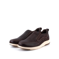 camel active Leather Slip On Men shoes with Stitch Detail Coffee DILLON (852255-RS1-33)
