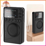 MP3 Player with Headphone Jack Portable Radio Speaker Rechargeable MP3 Playback Speaker for Outdoor 