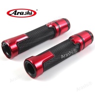 Arashi 22cm Universal Handlebar Grips Rubber Handle Grip Tube Accessories For kawasaki Z800 Z900 Z10