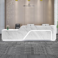 【FYS】Paint Front Desk Reception Desk Simple Modern Office Reception Service Desk Beauty Salon Hotel 