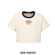 13 DE MARZO | เสื้อยืดแขนสั้นสไตล์สั้น ลายหัวหมี