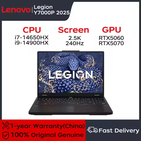 Lenovo Gaming laptop LEGION Y7000P 2025 notebook 16“ 2.5K 240HZ i9-14900HX/i7-14650HX 16GB 1T SSD RT