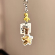 Same Style Times Youth League Ding Chengxin ins Style Wishing Bottle Beaded ins Chain Pendant Gift S