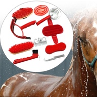 [mcfsnzwtxz1bw] 10 Pieces Horse Grooming Kit Gift Equine Grooming Brushes for Horse Owners