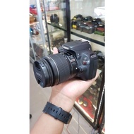 KAMERA DSLR BEKAS CANON 100D KIT 18-55 IS II TERLARIS.