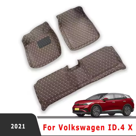 For ID.4 ID4 X 2022 2021 Car Floor Mats Auto Styling Interiors Accessories Protect Custom Rugs Carpe