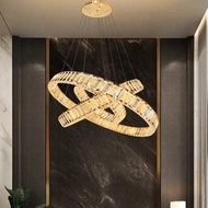 3-ring crystal ceiling lamp for luxurious living room decoration DR-NB2176B
