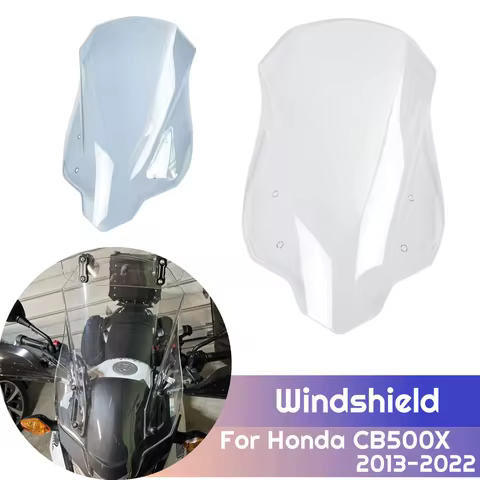 Motorcycle Windshield For Honda CB 500X 2013-2022 CB500 X CB500X Windscreen Front Wind Screen Shield