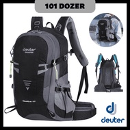 DEUTER 40L Large Capacity Hiking Bag Back Metal Support Waterproof Backpack Outdoor Travel Bag Sport