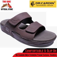 Dr.Cardin Men Cushion Foam Thick Soled Elevated Comfort Casual Slip-On Slipper Sandal (D-FIY-7921) B