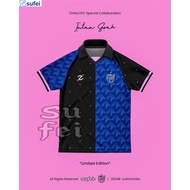 sufei x CHALLO FC 💙💖2024 Choii Baju Tshirt Lelaki Thailand Viral Custom Jersey Ootd Collar Blvckrose