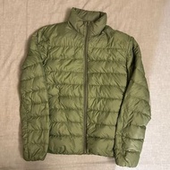 Muji 無印良品 男 再生尼龍輕量羽絨立領外套
