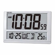 Seiko QHL080S Digital Clock - Silver Seiko Digital Watch