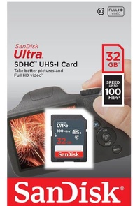 SanDisk ULTRA SDHC UHS-1 Memory Card 32GB/64GB/128GB 100MB/S