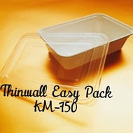 KM 750 Plastic Lunch Box ML / Thin Wall 750 ML / Food Container