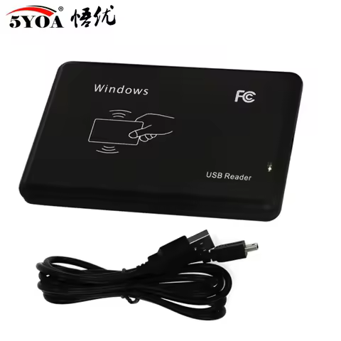 5YOA RFID Reader USB Port EM4100 TK4100 125khz ID IC 13.56mhz S50 S70 Contactless Card Support Windo