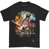 เสื้อยืด Jimi Hendrix Kaus Band Hendrix Angel ศิลปะจิตอลวนเสื้อยืด Merchandise-ผู้ใหญ่