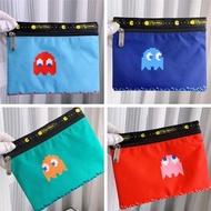日本 Lesportsac X PAC-MAN 食鬼 彩色尼龍布 長方 收納袋