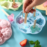 Ice Cream Mold Household Homemade Childrens Food Grade Silicone Popsicle Popsicle Ice Cream Ice Cream Ice Cream Mold Cartoon