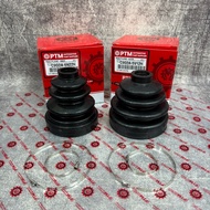 Cv Join In & Out Rubber Boot Outer & Inner Axle Boot/ Nissan Xtrail T30 (1set 2pc) PTM C9GDA-5V12H &
