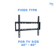 STRONG 40 inch 85 inch LARGE TV WALL MOUNT BRACKET FIXED TYPE UNIVERSAL TV MOUNT TV BRACKET