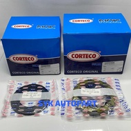 REAR WHEEL OIL SEAL INNER OUTER DELTA V22 56X101X4.7 + 70X112X14/20 1SET NOK