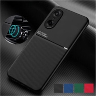 Magnetic Leather Texture Case For OnePlus Nord CE 5 CE5 5G Soft Silicone Shockproof Protective Phone