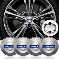 4pcs 60mm Car Wheel Center Hub Center Cap Rim Hub Dustproof Cover Emblemem For Volvo XC90 XC60 XC40 