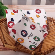 Popom Reversible Baby Bib / Baby Triangle Bibs / Baby Bibs