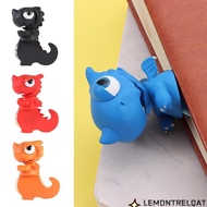 LEMONTRELQAT Wacky Book Markers, Cute Funny Stationery PVC  Dinosaur Bookmarks, Stereo Student Stati