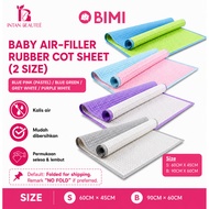 BIMI Baby Air- Filled Rubber Sheet- (S- 45cmx 60cm) (B- 60cmx90cm) Alas Getah Tukar Lampin