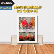Jumbo Photo Print 16R 40x60 cm Minimalist Waterproof Frame