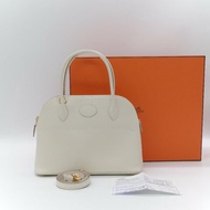 Hermès 愛馬仕 Bolide 27  奶油白 Epsom 牛皮手提包