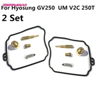 【ISHOWMAL HOT】For Hyosung GV250 Aquila UMV2C Carburetor Repair Rebuild Main Jet For Pilot Jet Kit