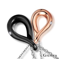 GIUMKA Couple Necklace Happy Love MN01662 Single Price