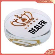 1x Arcylic Texas Guard Chip Dealer Button Hand Protector
