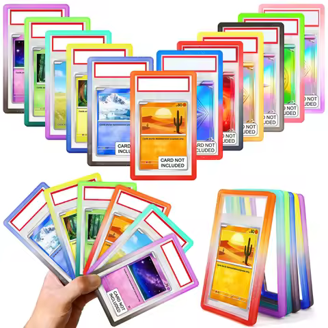 12-Pack TPU Slab Protector Graded Guard Bumper Guard for PSA Graded Color Glitter Limited Edition 12