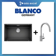 BLANCO SUBLINE-700U SINGLE BOWL GRANITE KITCHEN SINK + BLANCO MIDA-S XL PULL-OUT KITCHEN SINK MIXER