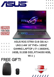 Asus ROG Strix G16 G614J-UN3114W 16'' FHD+ 165Hz Gaming Laptop