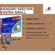Nexgard Spectra Size Xtra Small Dog Flea Medicine 0-2.5 kg Worm Demodex Flea Medicine 100% Original Repack &amp; Effective