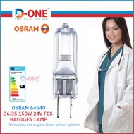 OSRAM HLX 64640 G6.35 150W 24V FCS HALOGEN LAMP