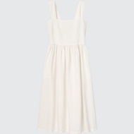 (NEW) LINEN BLEND DRESS UNIQLO