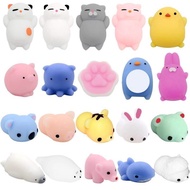20 Pcs Mochi Squishy Toys Kawaii Gifts for Party Favors for Kids Mini Supper Cute Animals Stress Relief Toy