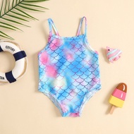 Baju renang sehelai bayi perempuan bikini budak perempuan pihak kilang putri duyung borong sling ter