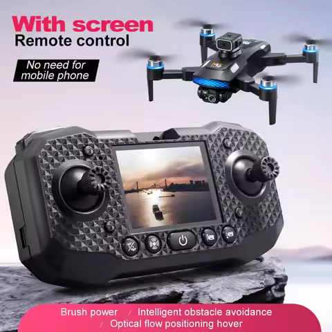 M6 Mini Drone 4K Professional HD Camera with Large Screen 2.4G WIFI FPV Dron Brushless Optical Flow 