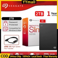 Seagate - External Hard Drive 2TB Portable External Hard Drive 2TB USB3.0 2.5 Inch HDD 1TB HD