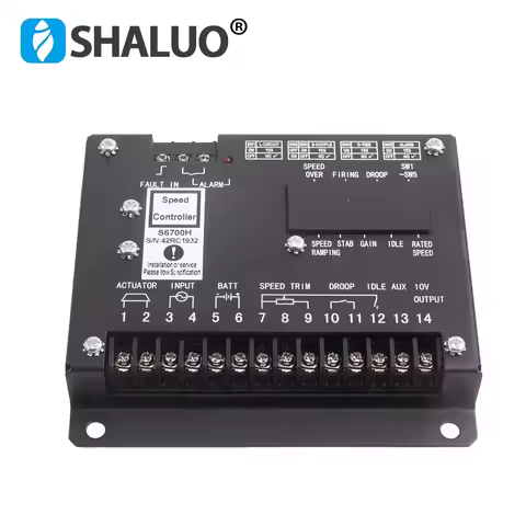 DC24V S6700H S6700E Diesel Generator Engine Speed Controller Governor Actuator Control Module Motor 
